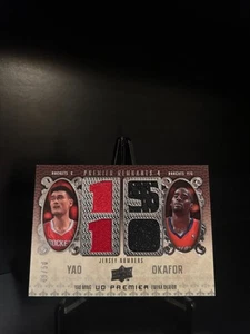 2008 UD Premier Remnants Yao Ming & Emeka Okafor #PR4MO - /50 - Picture 1 of 2