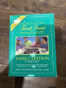 Vintage 1992 Trivial Pursuit Family Edition Sealed - Picture 1 of 5