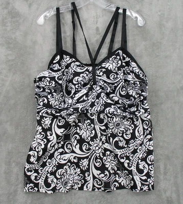 Lane Bryant Tank 20 Tirantes Cami Babydoll Bruja Capricho Años 90 Y2K Vampy Satén Foto 1 de 4