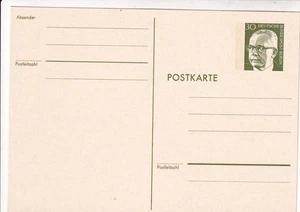 Bundesrepublik Postal card 30 pf Heinemann - Picture 1 of 1