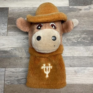 Cubierta de cabeza de palo de golf de felpa Bevo mascota Longhorns de colección University of Texas UT - Imagen 1 de 2