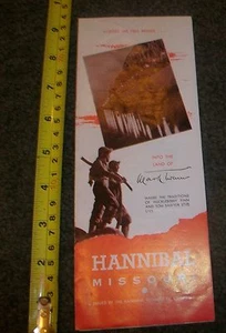 HANNIBAL MISSOURIS MARK TWAIN TRADITIONS HUCKLEBERRY FINN TOM SAWYER BROCHURE - Picture 1 of 1