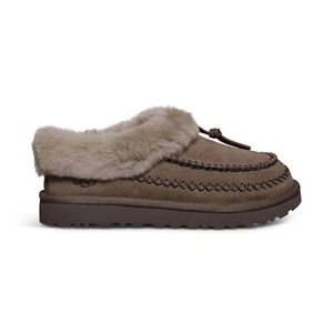 ZAPATILLAS UGG TASMAN ALPINO NOGAL GAMUZA PIEL DE OVEJA CONFORT MUJER TALLA US 9 NUEVAS - Imagen 1 de 5