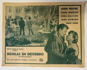 John Wayne Vera Ralston FIGHTING KENTUCKIAN 1949 11x14 Org Lobby Card 3026