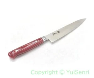 SUISIN Premium INOX  Paring Knife 150 mm/5.9" with My Carta Handle (Red White) - Picture 1 of 7