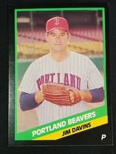 1988 CMC Portland Beavers Minor League #10 Jim  Davins M1