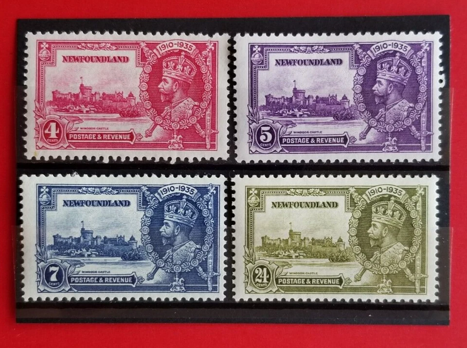 Canada Newfoundland #226-229 Silver Jubilee Issue MH - Image 1 of 1