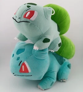 Pokémon - BULBASAUR 9" and 6" Plush Dolls Lot of 2 - Picture 1 of 11