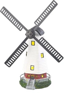 Solar-Windmühle 50cm LED Windrad Beleuchtung Garten Leuchte Landhaus Gartendeko - Bild 1 von 3