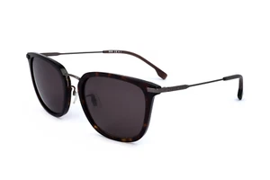 Hugo Boss Men's 56mm Havana Sunglasses BOSS1287-F-SK-086-IR - Picture 1 of 3