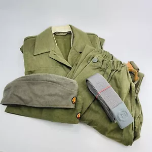 DDR Kampfgruppe Uniform Jacke Hose Koppel Kappen M82 Militärkleidung Armee NVA - Bild 1 von 23