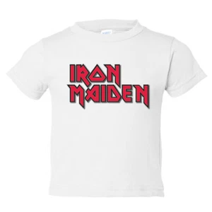 Iron Maiden Kids Toddler Tshirt Heavy Metal Band Music Tshirt Boys Girls 2T 3T 4 - Picture 1 of 7