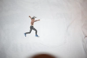 Travis Scott x Virgil Abloh by A Thread T-Shirt, (Cactus Jack Version) weiß, Gr. (M) - Bild 1 von 23