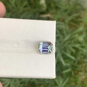 2.80 Carat Tanzanite Zoisite Beautiful Green Purple Color Cushion Cut Tanzania - Picture 1 of 8