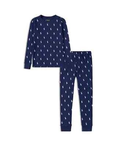 Polo Ralph Lauren Boys' Woven Long Pajamas Sleepwear Set $50 - Size 8 NWT - Picture 1 of 10