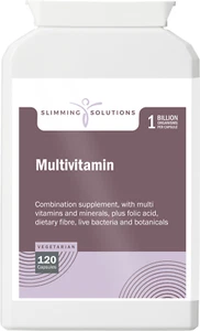 Multivitamin mit Folsäure, Ballaststoffen, lebenden Bakterien und Pflanzenstoffen, 120er - Bild 1 von 2
