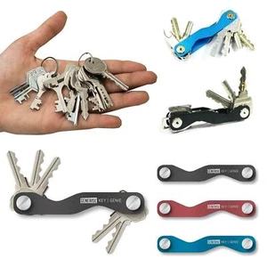 Schlüssel Organizer Halter Key Genie Smart Kompakt Taschenformat Klappbar Aluminium Made - Bild 1 von 12