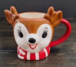 New North Pole Figural 3D Reindeer 12 OZ Christmas Mug - Picture 1 of 8