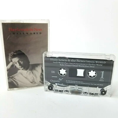 Small World by Huey Lewis & the News (Cassette 1988 Chrysalis) - Image 1 of 3