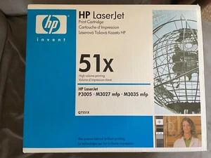 Genuine HP 51X Black Toner Cartridge LaserJet P3005 M3027mfp M3035mfp Vat Inc - Picture 1 of 1