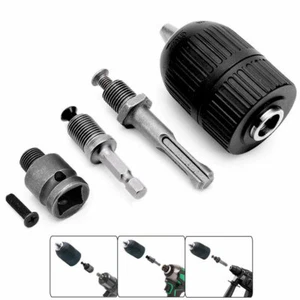 For 2~13mm Drill Chuck SDS Plus Shank Adaptor Socket Hex Square Converter Tool - Picture 1 of 11