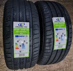2x225/45R18 LINGLONG 95Y XL SPORT MASTER A rated QUALITY TYRE - Picture 1 of 4
