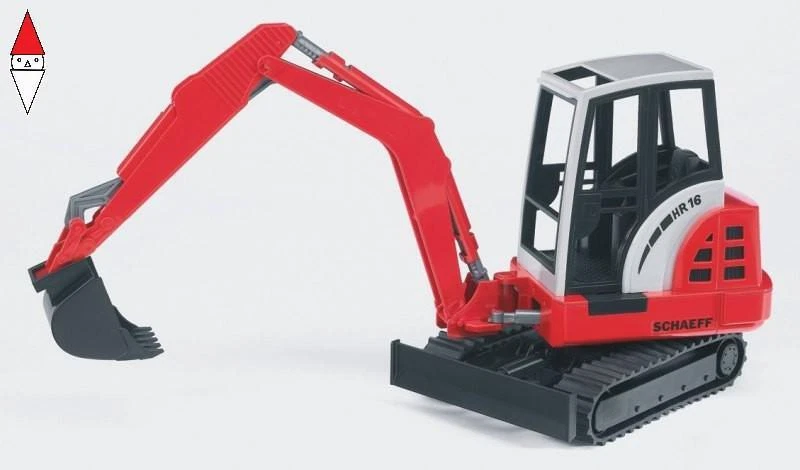 MODELLINO BRUDER SCHAEFF MINI ESCAVATORE - Immagine 1 di 1