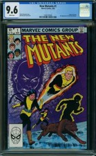 NEW MUTANTS 1 CGC 9.6 WHITE PAGE  NICE BOOK 1ST APPEARANCE OF KARMA A6