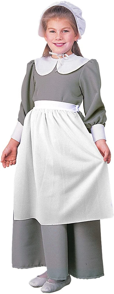 Disfraz de peregrina niña niño grande Foto 1 de 1