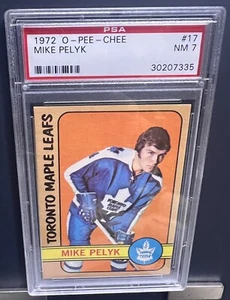 1972-73 O-Pee-Chee Mike Pelyk #17 PSA 7 - Picture 1 of 3