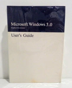 Microsoft Windows 3.0 User's Guide Manual, NEW with 5.25" Disks Diskettes - Picture 1 of 7