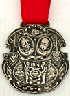 Austro Hungarian Army Ww1 Wwi Patriotic Silver Badge Medal 2 Kaisers 1914