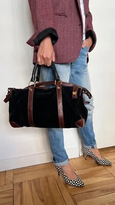 Небольшая замшевая спортивная сумка Mayle - Изображение 1 из 4