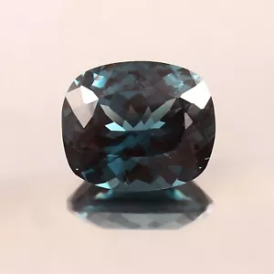 AAA 14x12 MM Natural Brazilian Blue Green Tourmaline Loose Cushion Gemstone Cut - Picture 1 of 4