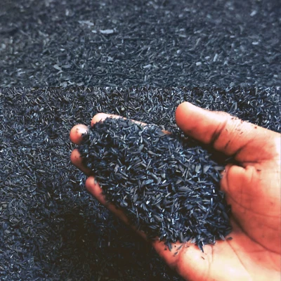 100 % cascos quemados cáscaras de arroz compost orgánico medios de cultivo hidropónico | quemar Foto 1 de 4