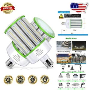 Instant On 100W LED Corn Bulbs, 2-Pack E39 Base - Ideal for Offices & Warehouses - Picture 1 of 10