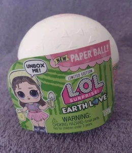 New LOL Surprize Limited Edition EARTH LOVE Series PAPER BALL w/ 7 Surprizes - Picture 1 of 6