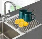 Ahyuan Roll up Dish Drying Rack Over The Sink Dish Drying Rack Dish Rack Over Si