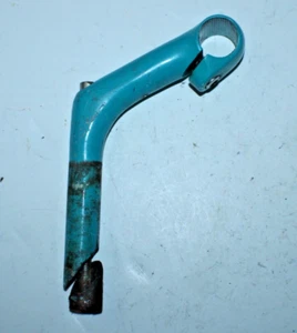 22.2mm Quill Stem Teal Blue 100mm 25.4mm 27° MTB Hybrid Touring Road USA Shipper - Picture 1 of 6