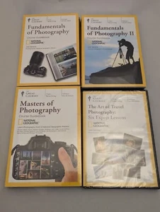 The Great Courses - Nat Geo Photography - 4 Courses COMPLETE - 13 DVD's - New - Picture 1 of 3