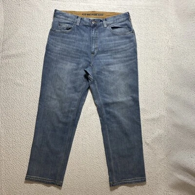 Pantalones de mezclilla Duluth Trading Flex para salón de baile para hombre talla 36x30 azul lona bolsillos/ajuste Foto 1 de 4