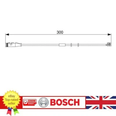 Sensor de desgaste da pastilha de freio para Chevrolet ASTRA VECTRA SIGNUM 13116560, 1987473033 - Imagem 1 de 2