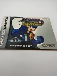 Megaman Battle Network 3 Blanco Nintendo Gameboy Advance Manual Solo Envío Gratis - Imagen 1 de 2