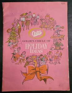 Vintage 1962 Oster Appliances Golden Circle of Holiday Ideas Booklet - Christmas - Foto 1 di 9