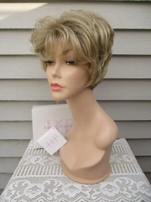 NUEVO CON ETIQUETAS Peluca Tendencias Belleza Color RUBÍ 17/22T Rubio Punta Estilo Corto Foto 1 de 4