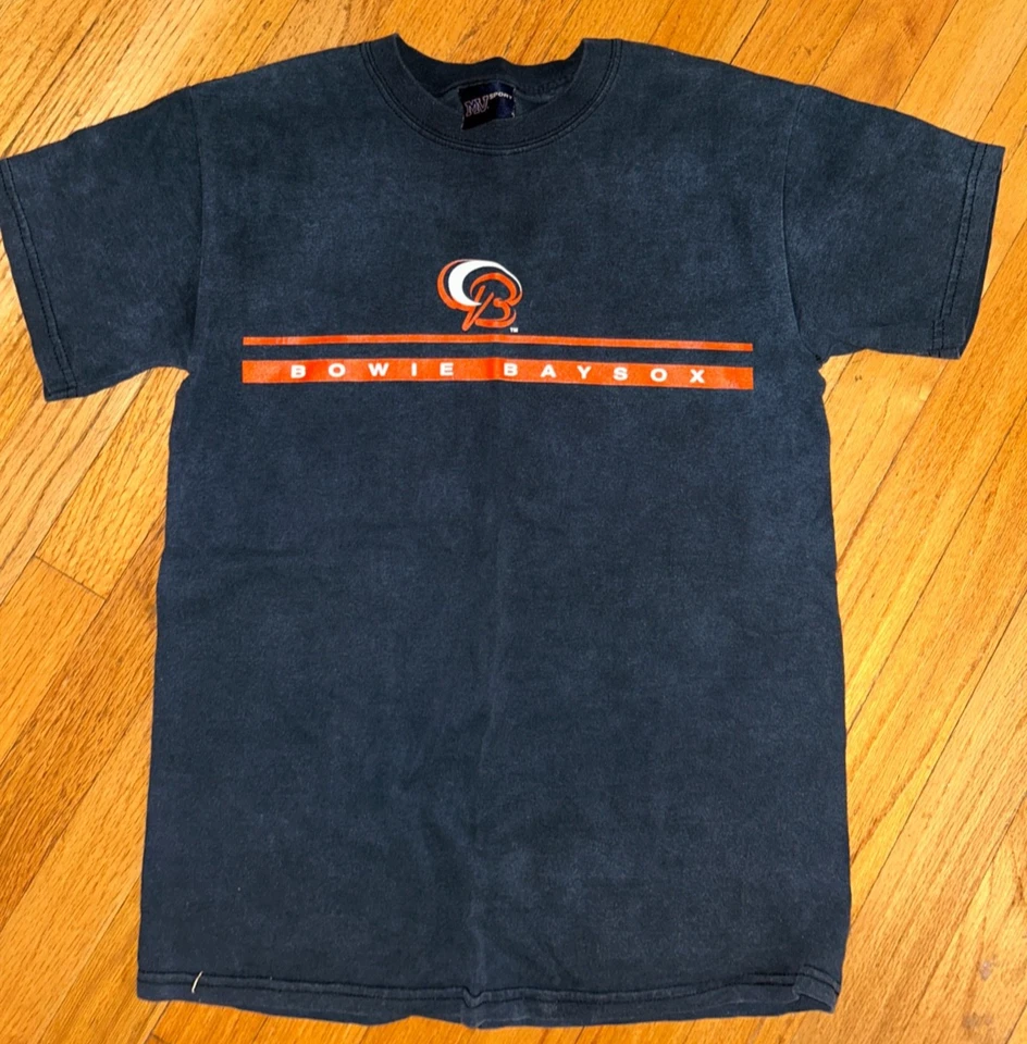 Camisa pequeña vintage Bowie Baysox de béisbol de ligas menores Baltimore Orioles juvenil Foto 1 de 2