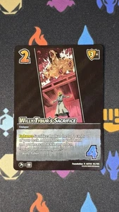 Willy Tybur's Sacrifice Foil AOT03 94/189 M PF Apocalypse War - Picture 1 of 2