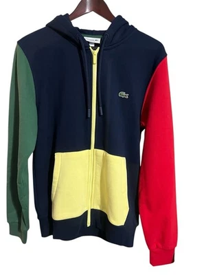 Lacoste Men's Zip-Up Colorblock Hoodie NWT Full Zip Jacket Size Small NWT - Image 1 of 4