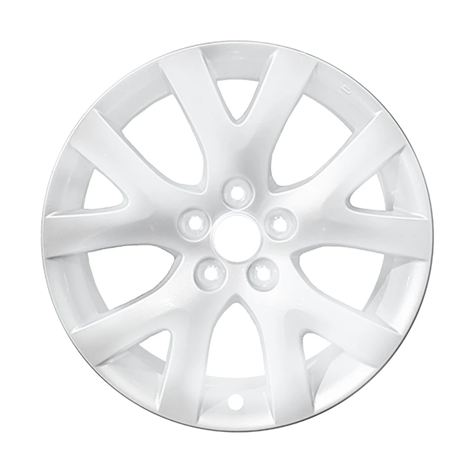 Восстановленное алюминиевое колесо 16x6,5 с 5 двойными спицами окрашено в серебро 560-64924 - Изображение 1 из 1