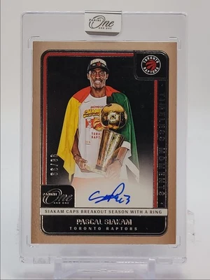 PASCAL SIAKAM 2024-25 PANINI ONE AND ONE TIMELESS MOMENTS AUTO /99 Q5963 - Image 1 of 2
